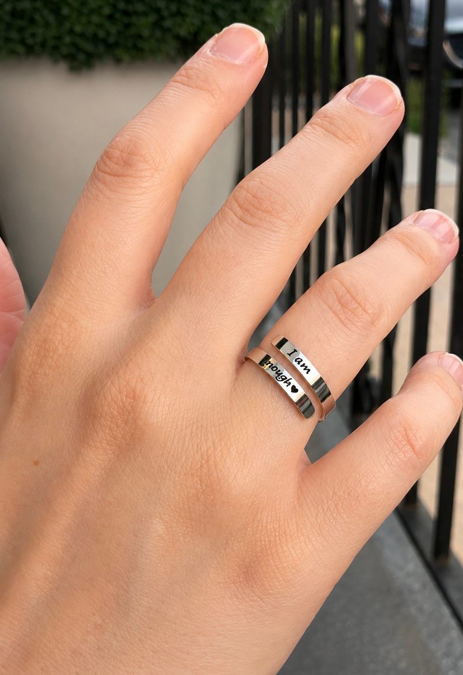 I Am Enough Ring