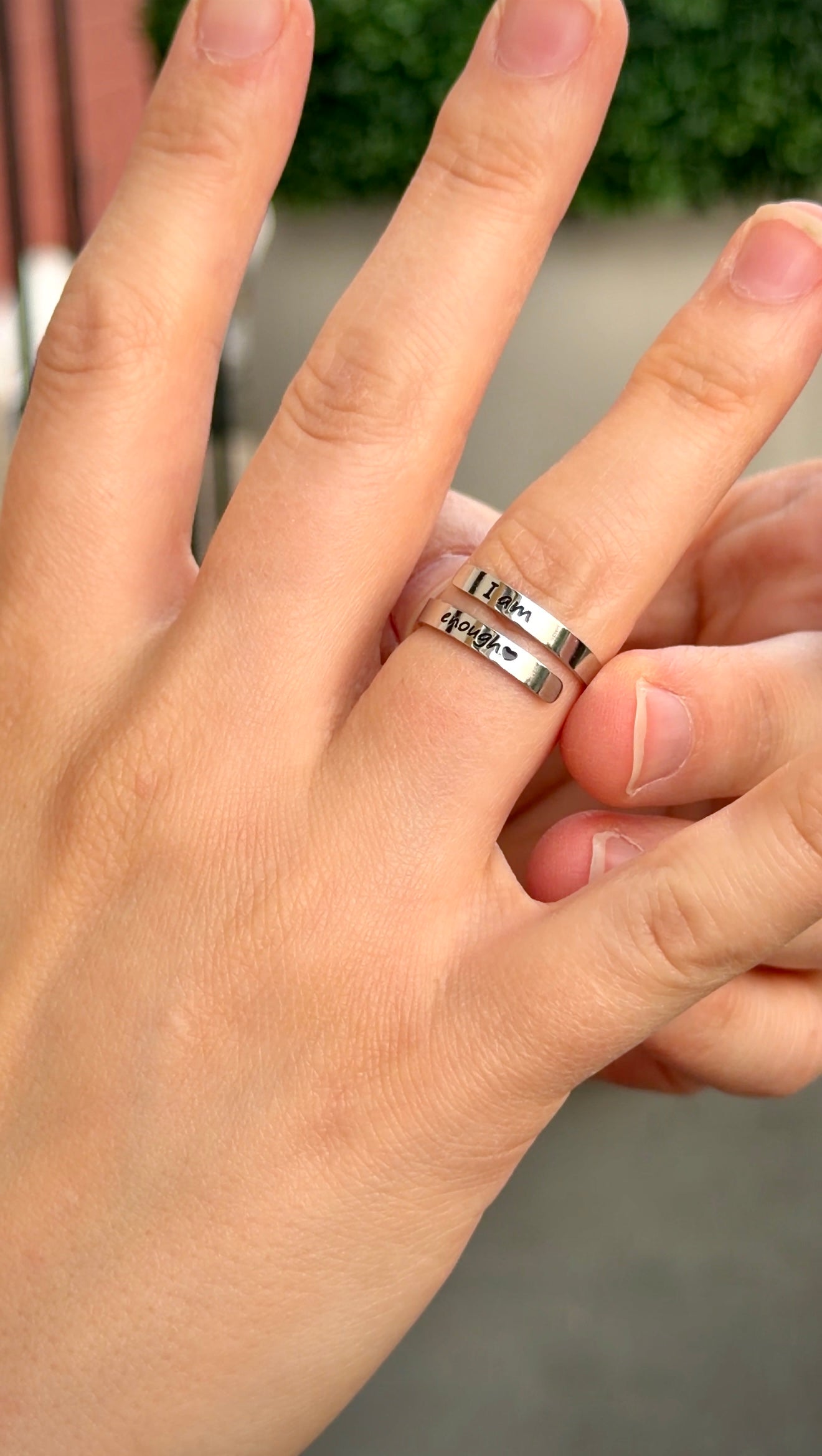 I Am Enough Ring