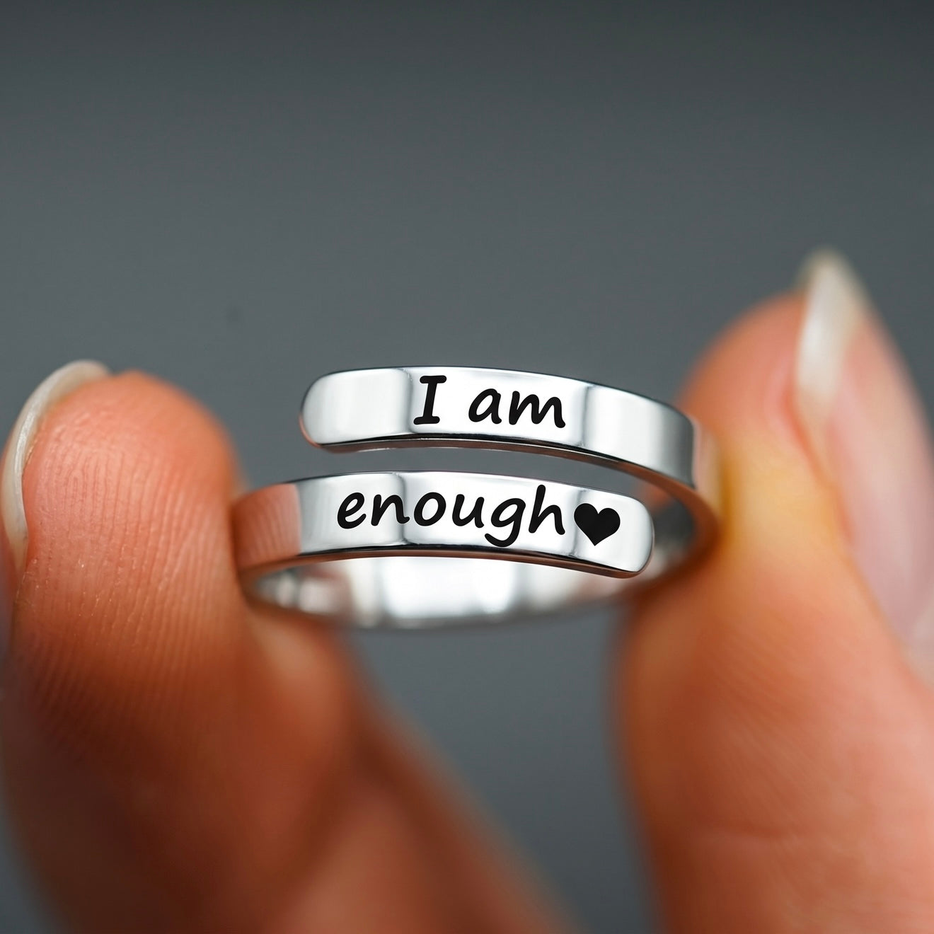 I Am Enough Ring